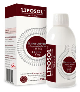 Liposol Liposomalna Kwercetyna 125 mg + Cynk 5 mg 250 ml suplement diety w płynie