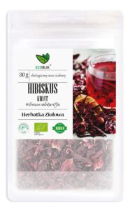 Hibiskus kwiat EKO 80 g – ekologiczny suszony kwiat hibiskusa