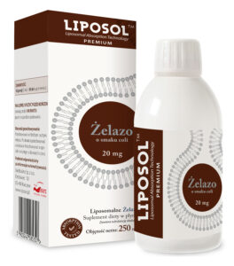Liposomalne Żelazo 20 mg 250 ml – suplement w płynie smak coli