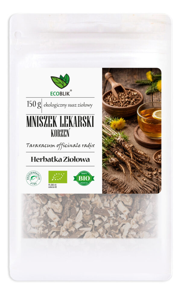 Mniszek lekarski korzeń - ekologiczny korzeń mniszka lekarskiego Mniszek lekarski korzeń 150 g - ekologiczny korzeń Mniszka lekarskiego