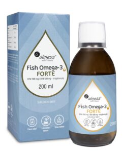 Aliness,Fish Omega 3 FORTE 50/25 Trójglicerydy, 200 ml