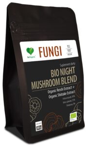 Bio Night Mushroom Blend 200 g z organicznym ekstraktem Reishi i Shiitake